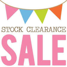 Stock Clearance Sale sign banner