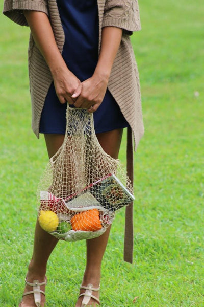 Lao Market Eco-Friendly Mesh Net Produce Bag, handmade of JungleVine Fiber